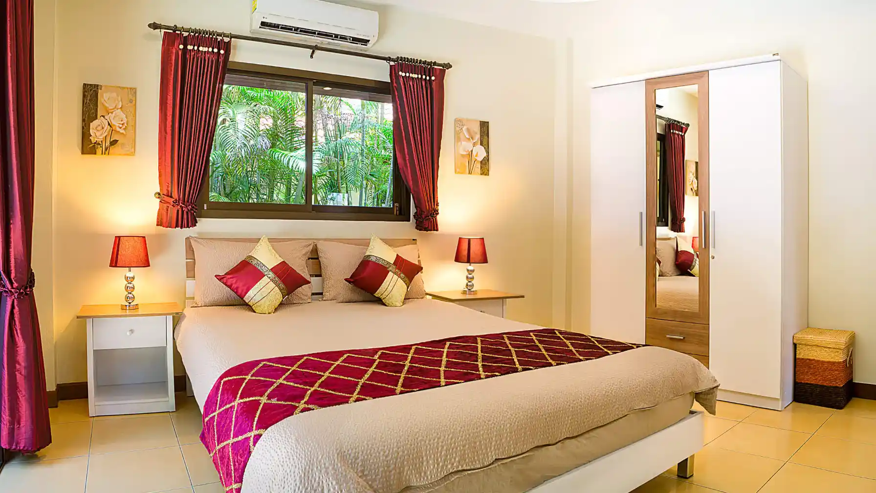 Coconut Paradise Villa master bedroom wardrobe