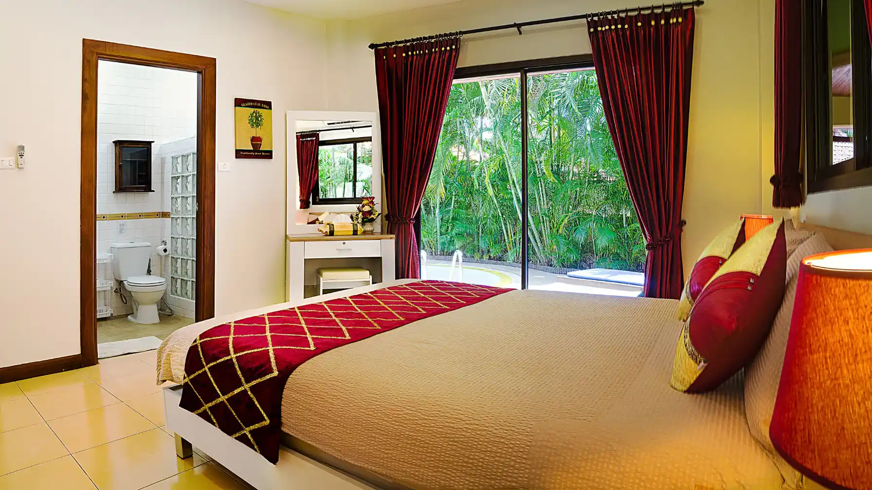 Coconut Paradise Villa master bedroom interior