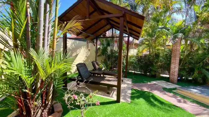 Coconut Paradise Villa garden and driveway