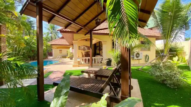 Coconut Paradise Villa garden view