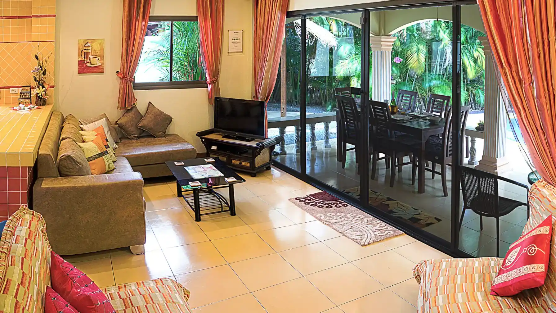 Coconut Paradise Villa living room interior