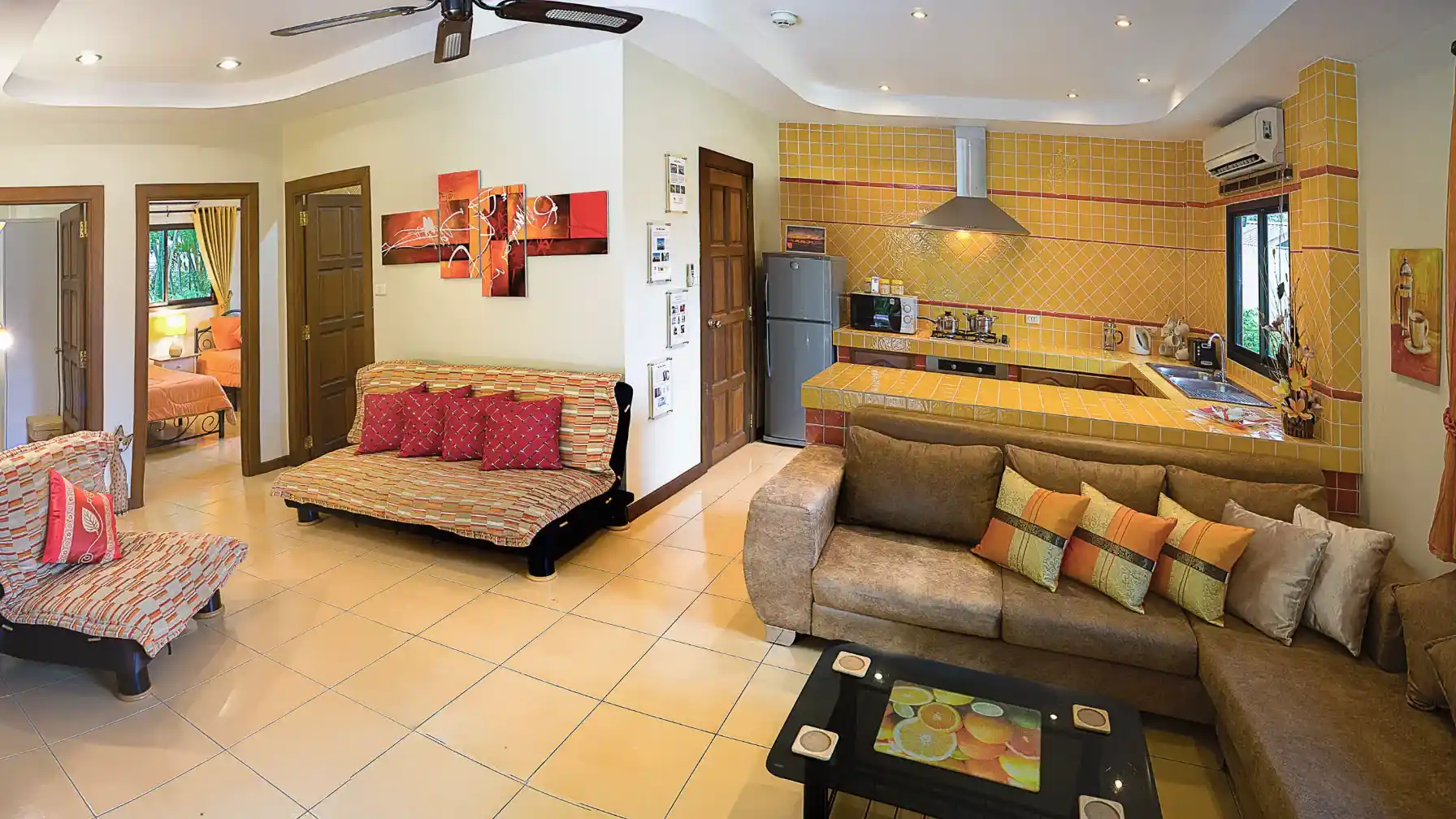 Coconut Paradise Villa open-plan living