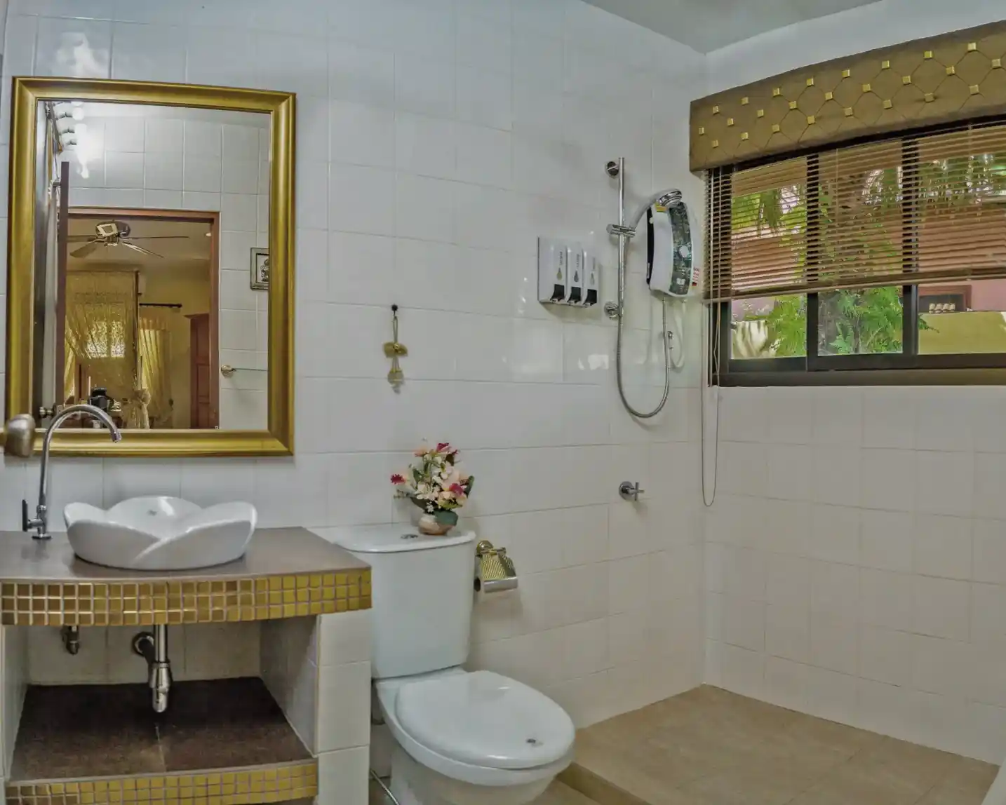 The Coconuts Villa bathroom 1 with shower
