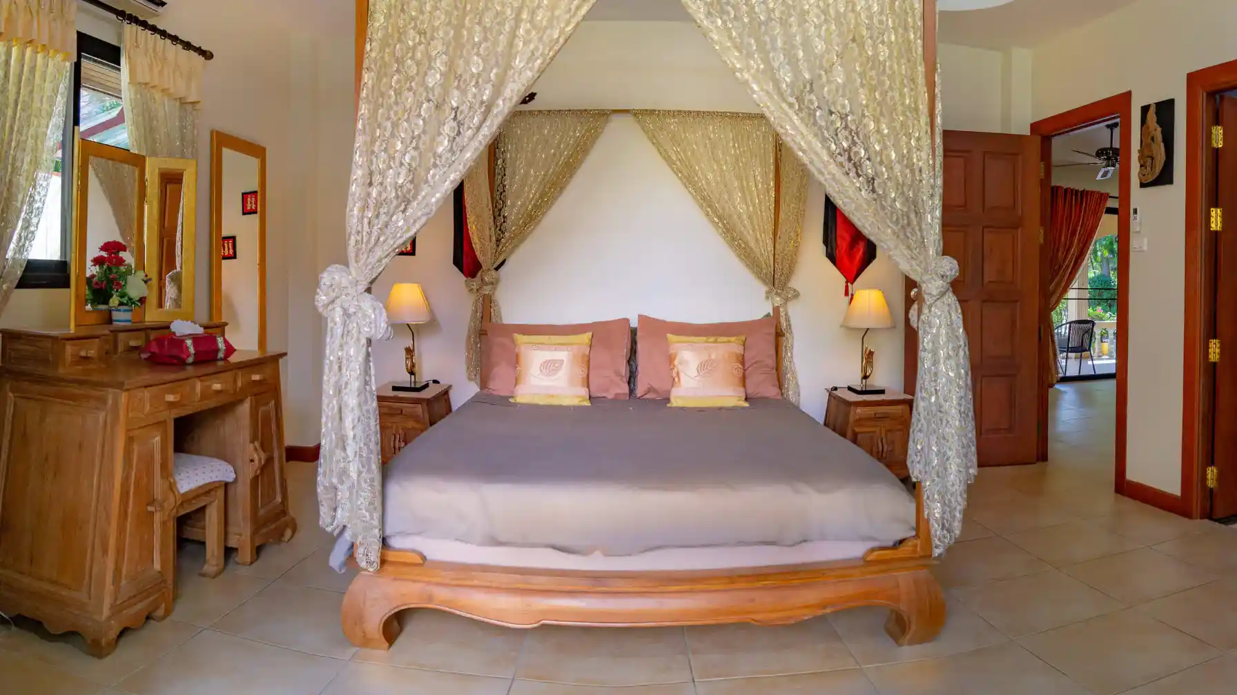 The Coconuts Villa master bedroom interior