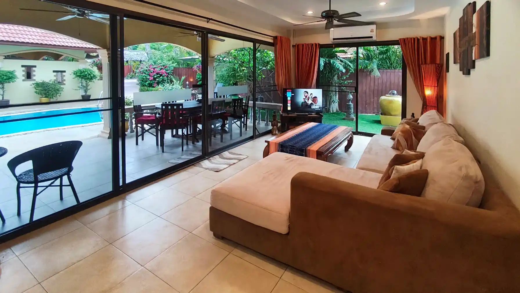 The Coconuts Villa living room interior